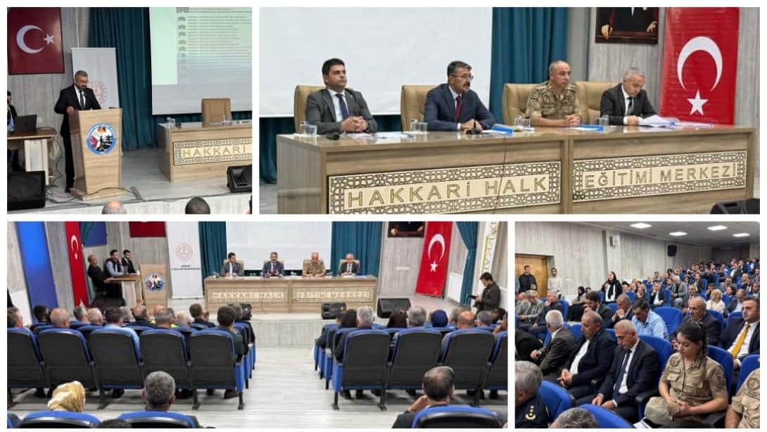 Valimiz Sayın Ali Çelik Başkanlığında Okul Sağlığı ve Güvenliği Toplantısı Gerçekleştirildi